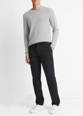 Dylan Slim Cotton Chino Pant in Trousers - BLACK