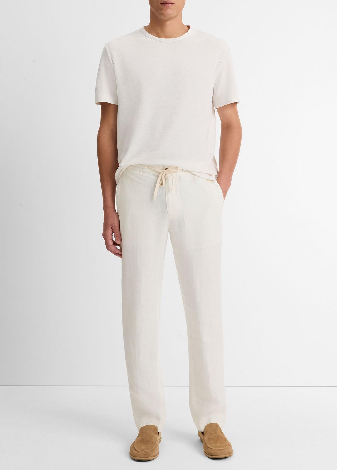 Lightweight Hemp Pant in Trousers - BONE