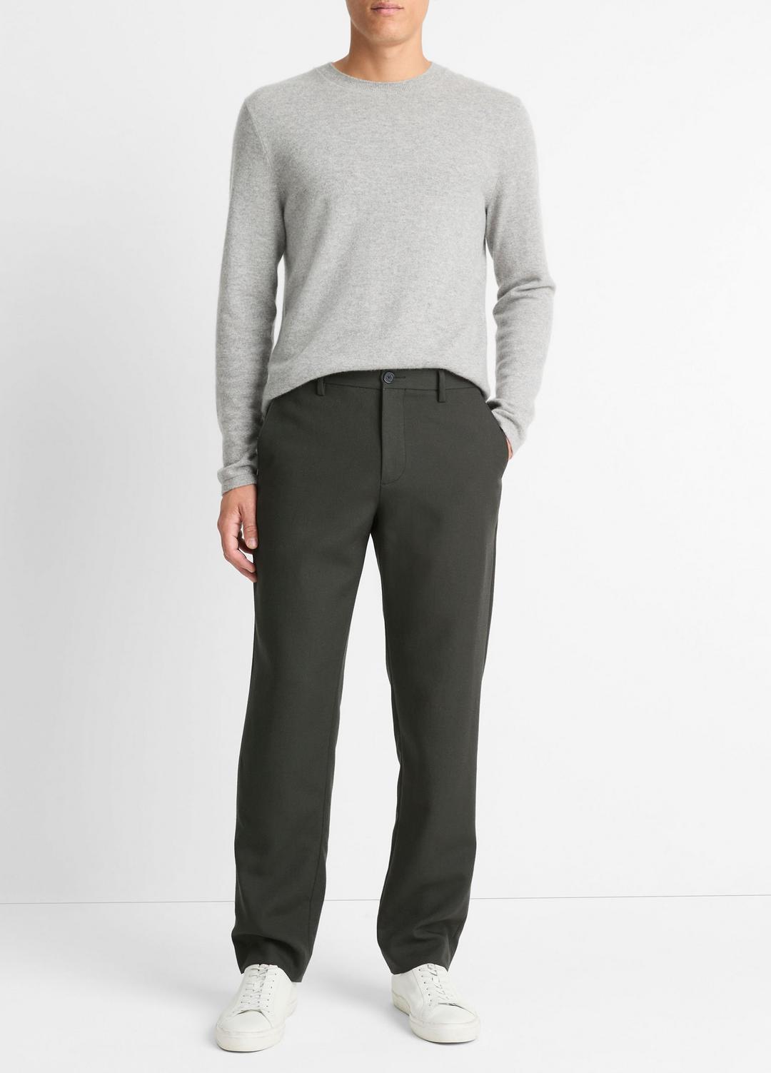 Owen Athletic Wool Suiting Pant in Trousers - BLACK