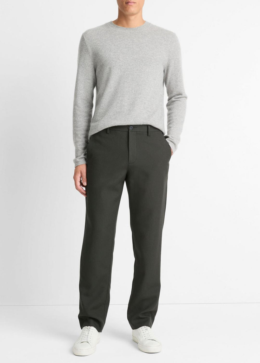 Owen Athletic Wool Suiting Pant in Trousers - BLACK