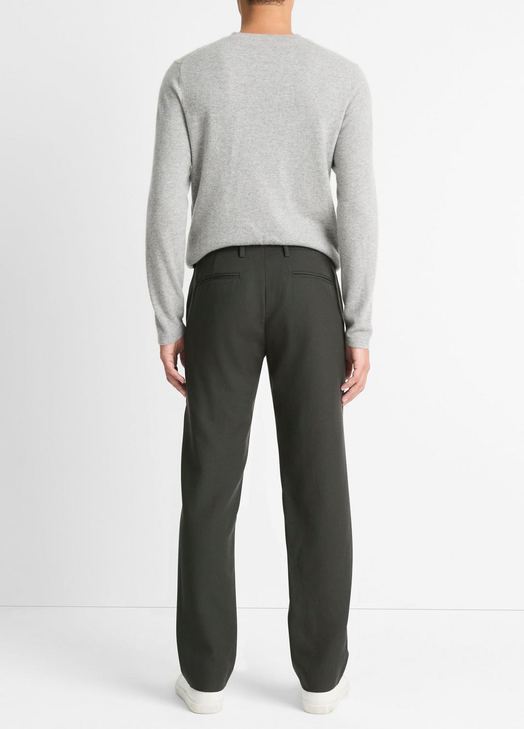 Owen Athletic Wool Suiting Pant in Trousers - BLACK