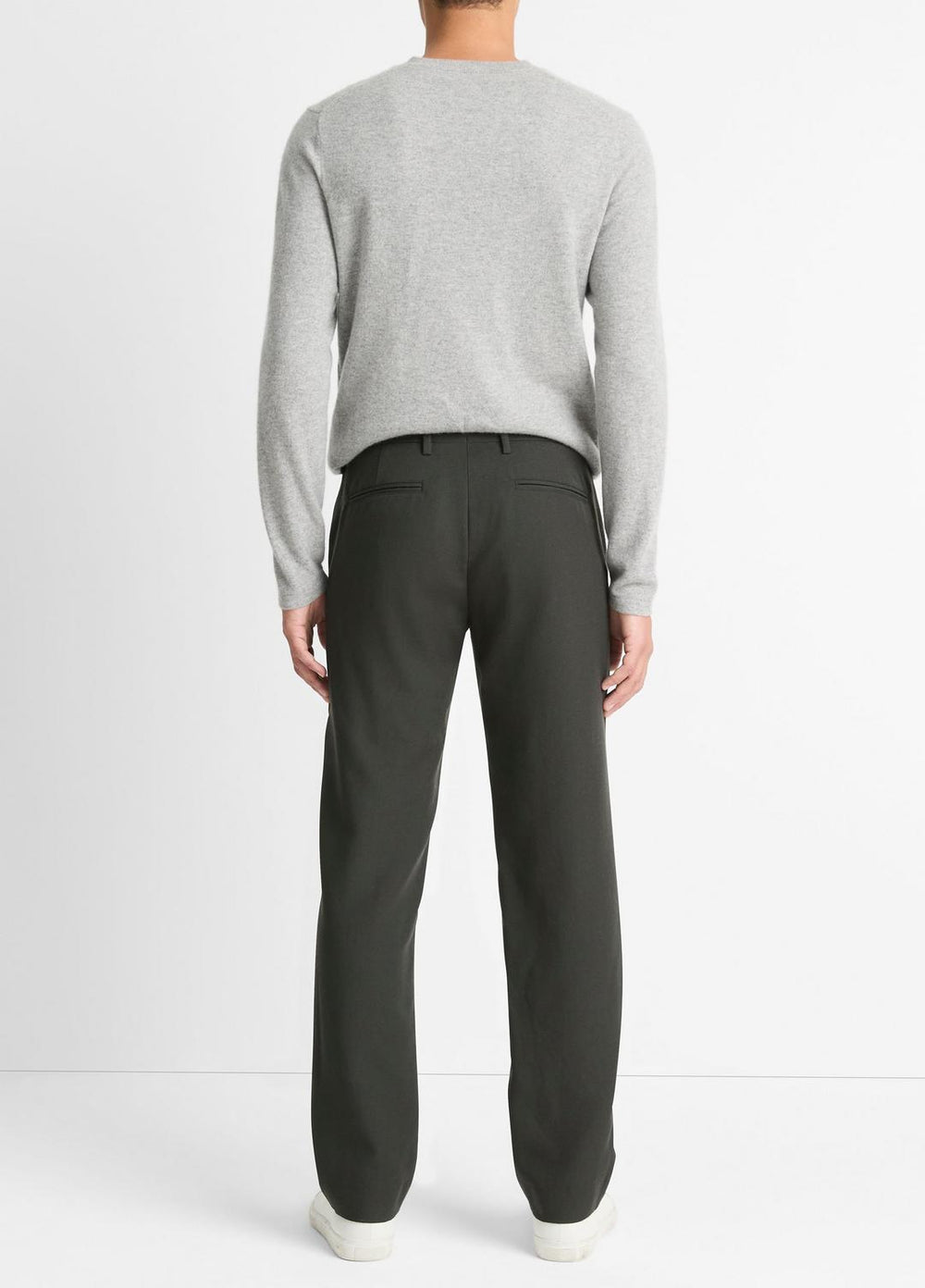 Owen Athletic Wool Suiting Pant in Trousers - BLACK