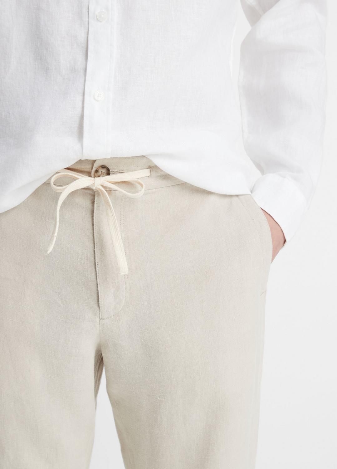 Lightweight Hemp Pant in Trousers - PUMICE ROCK
