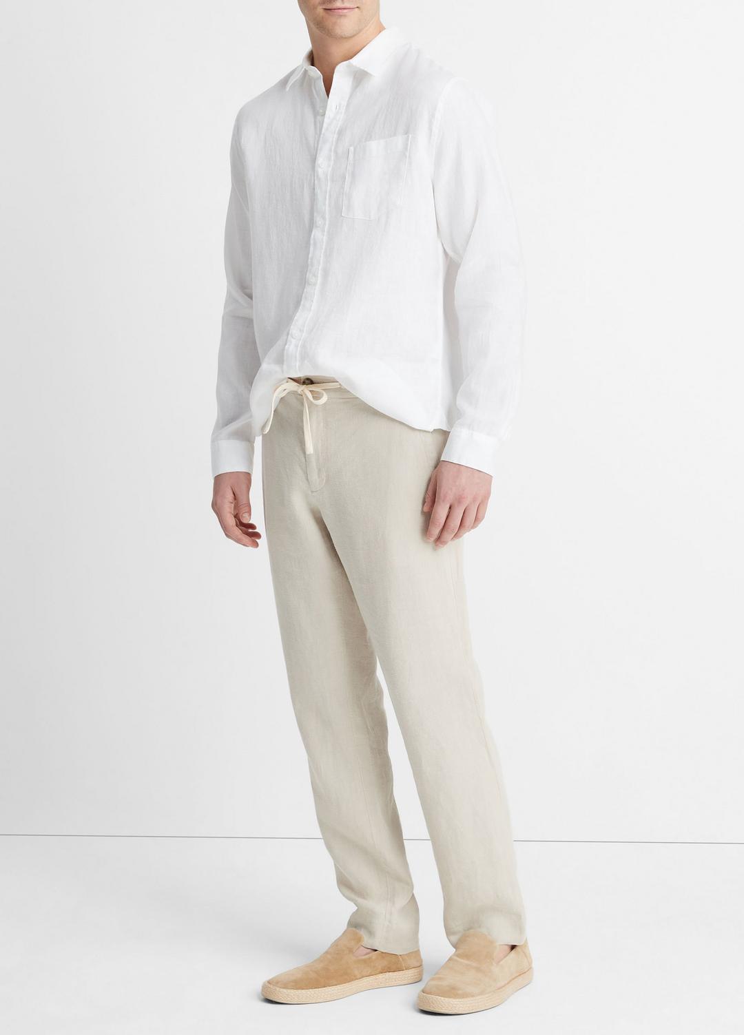 Lightweight Hemp Pant in Trousers - PUMICE ROCK