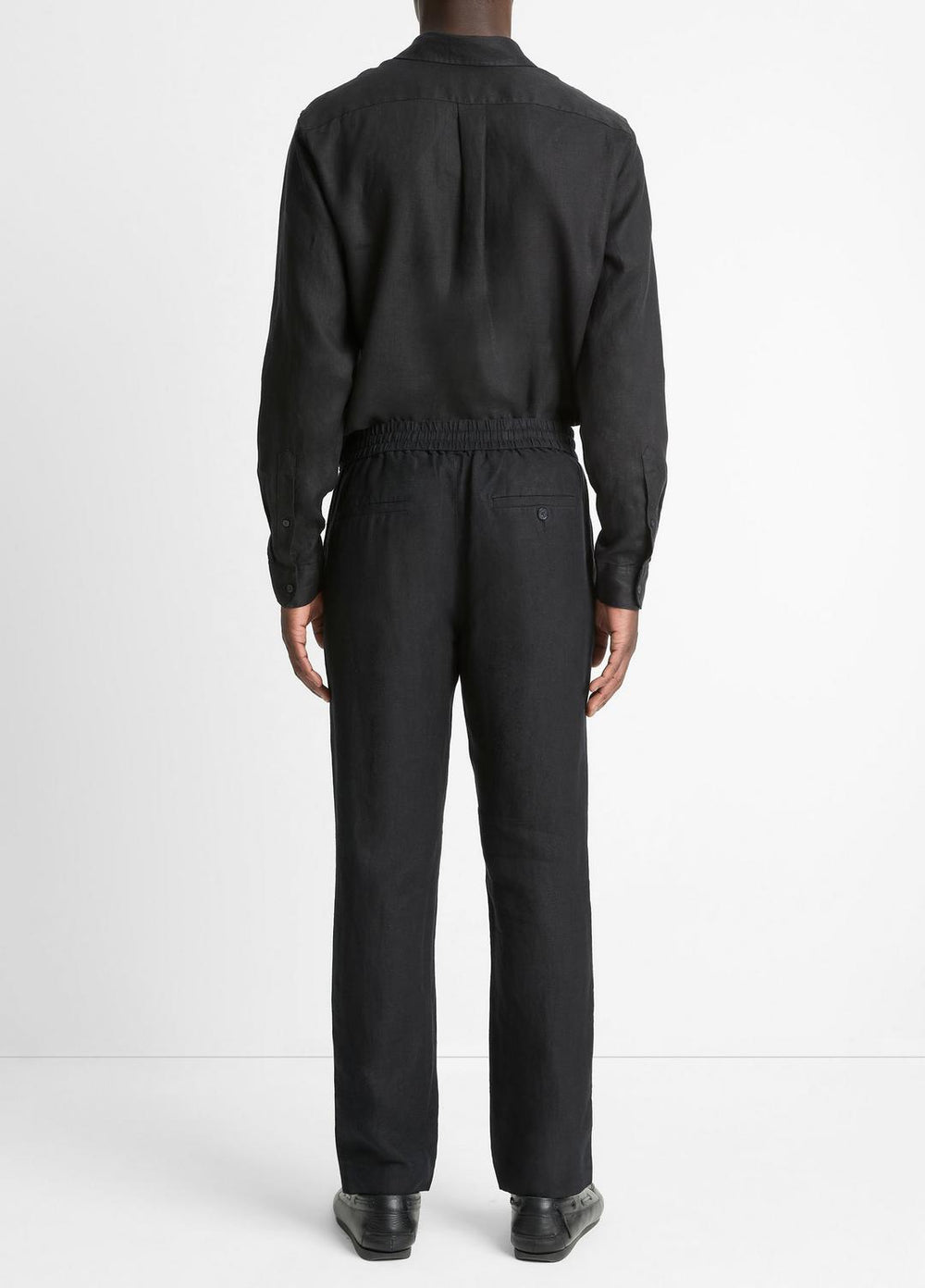 Lightweight Hemp Pant in Trousers - BLACK