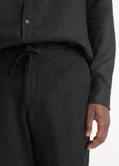 Lightweight Hemp Pant in Trousers - BLACK