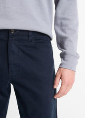 Dylan Slim 5-Pocket Peached Stretch-Cotton Pant in Trousers - COASTAL BLUE