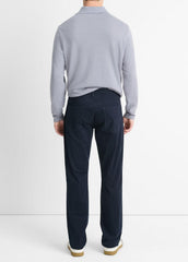 Dylan Slim 5-Pocket Peached Stretch-Cotton Pant in Trousers - COASTAL BLUE