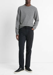 Dylan Slim 5-Pocket Peached Stretch-Cotton Pant in Trousers - BLACK