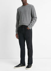 Dylan Slim 5-Pocket Peached Stretch-Cotton Pant in Trousers - BLACK