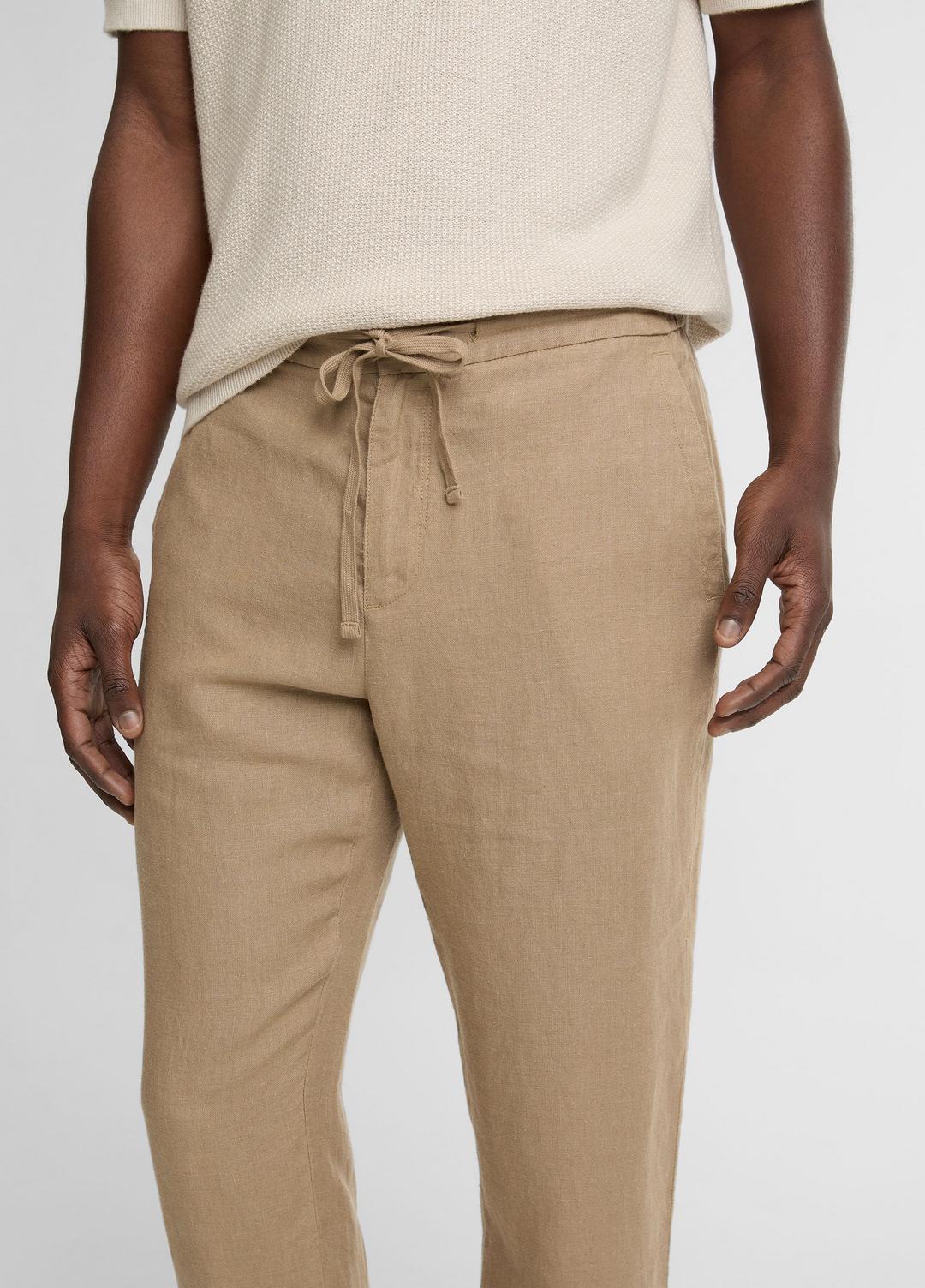 Lightweight Hemp Pant in Trousers - TEAK