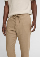 Lightweight Hemp Pant in Trousers - TEAK