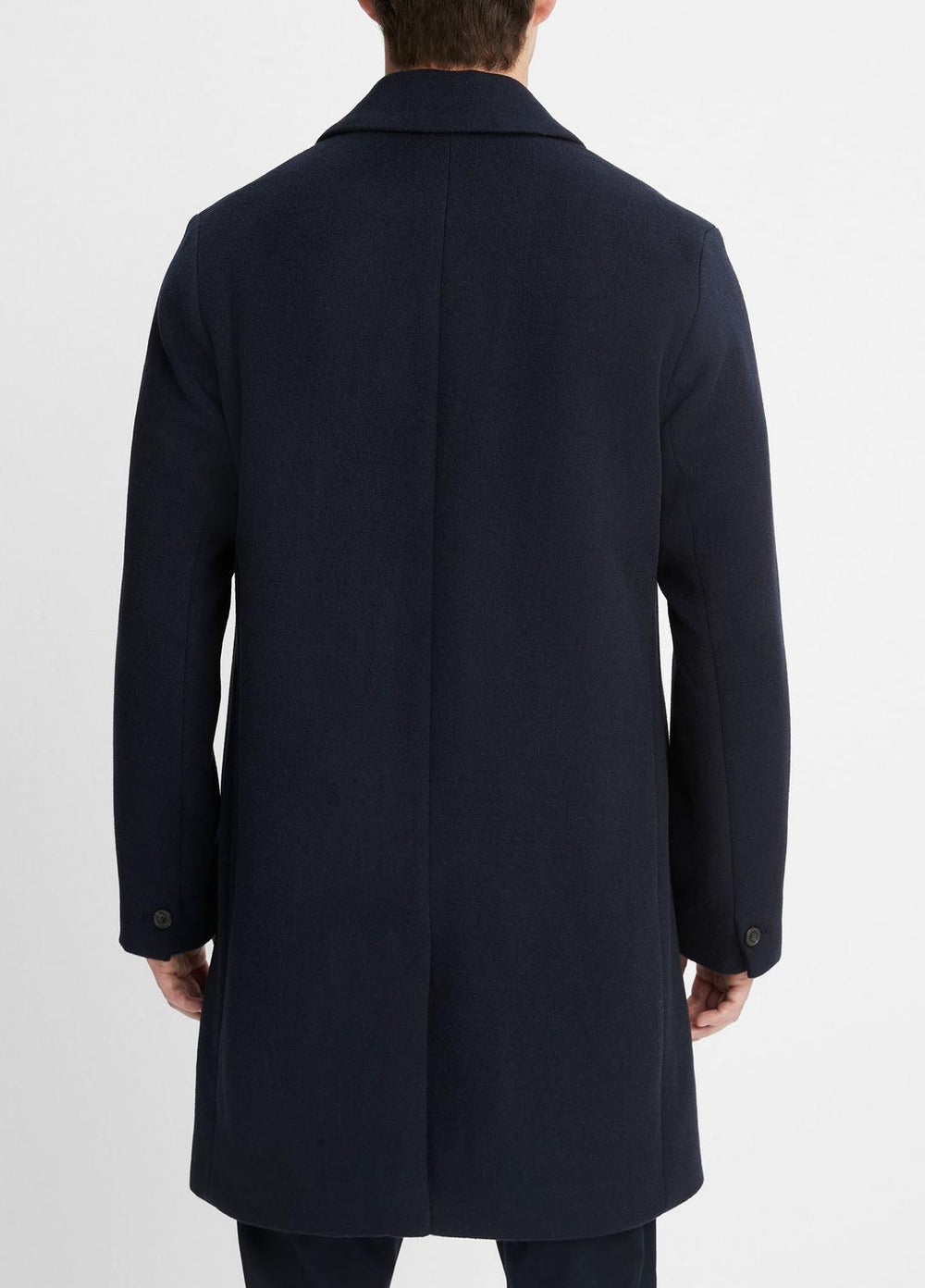 Classic Italian Wool-Blend Coat in Jackets & Outerwear - COASTAL BLUE