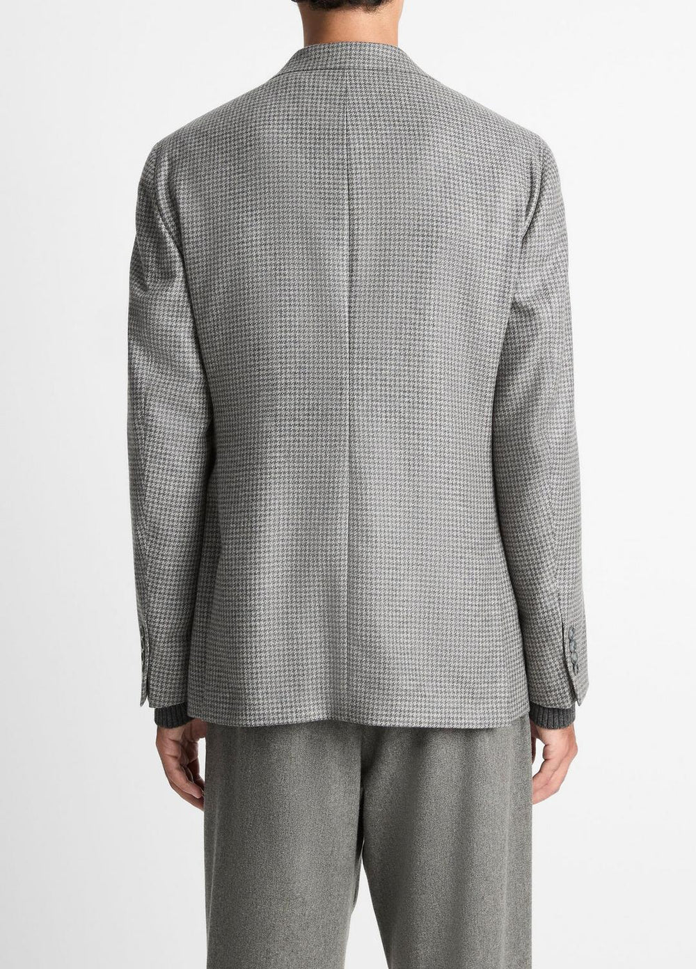 Houndstooth Cashmere Relaxed Sport Coat in Blazers - GREY/BROWN