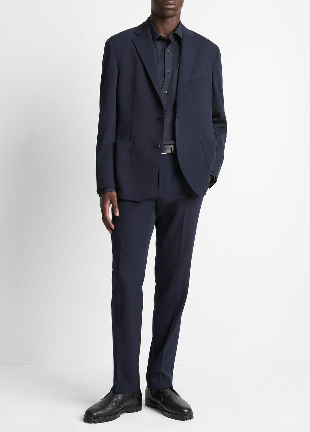 Stretch-Wool Relaxed Sport Coat in Blazers - COASTAL BLUE