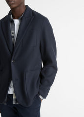 Italian Splittable Wool-Blend Blazer in Jackets & Outerwear - COASTAL BLUE