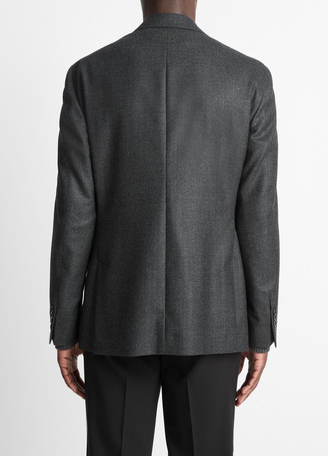 Wool Relaxed Sport Coat in Blazers - CHARCOAL