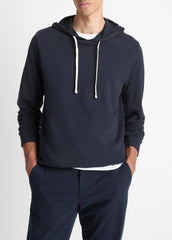 Textured Cotton Hoodie in Sweatshirts & Hoodies - COASTAL BLUE