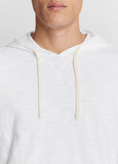 Textured Cotton Hoodie in Sweatshirts & Hoodies - OPTIC WHITE