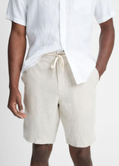 Hemp Drawstring Short in Shorts - PUMICE ROCK