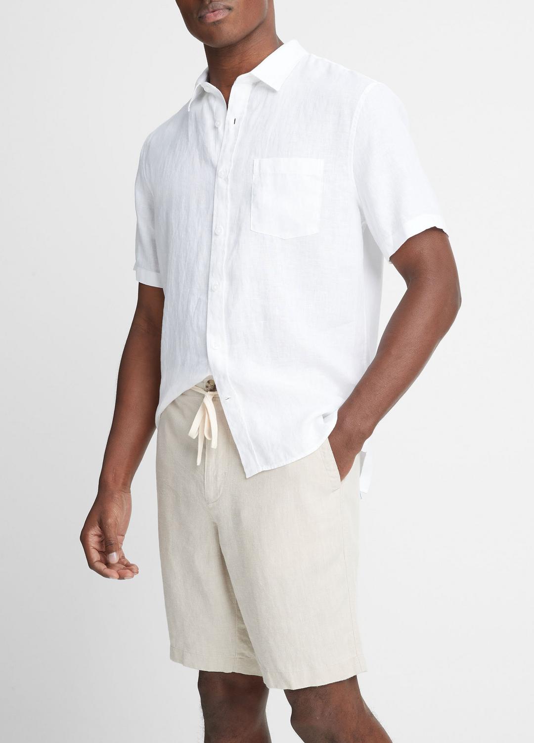 Hemp Drawstring Short in Shorts - PUMICE ROCK