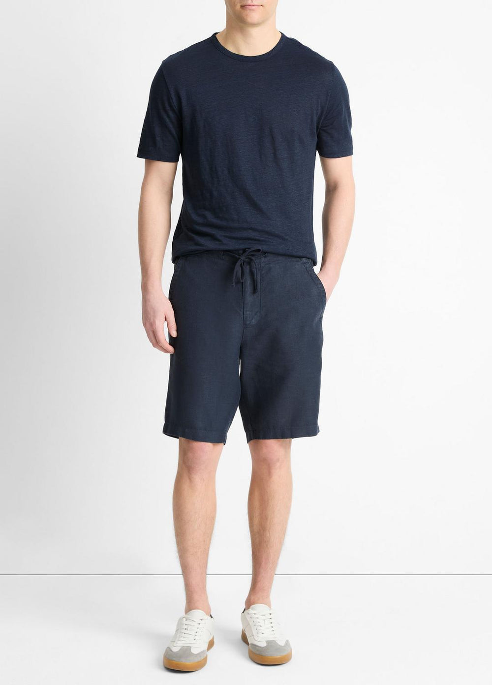 Hemp Drawstring Short in Shorts - COASTAL BLUE
