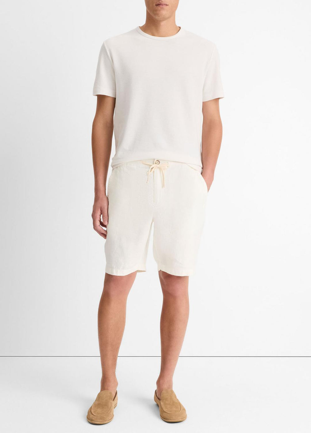 Lightweight Hemp Short in Shorts - BONE