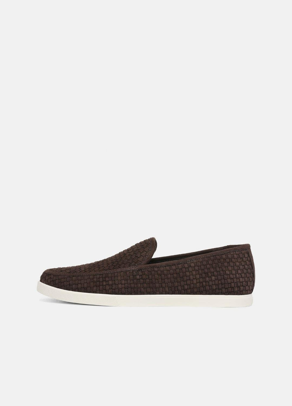Sonoma Woven Suede Loafer in Loafers - COCOA BROWN