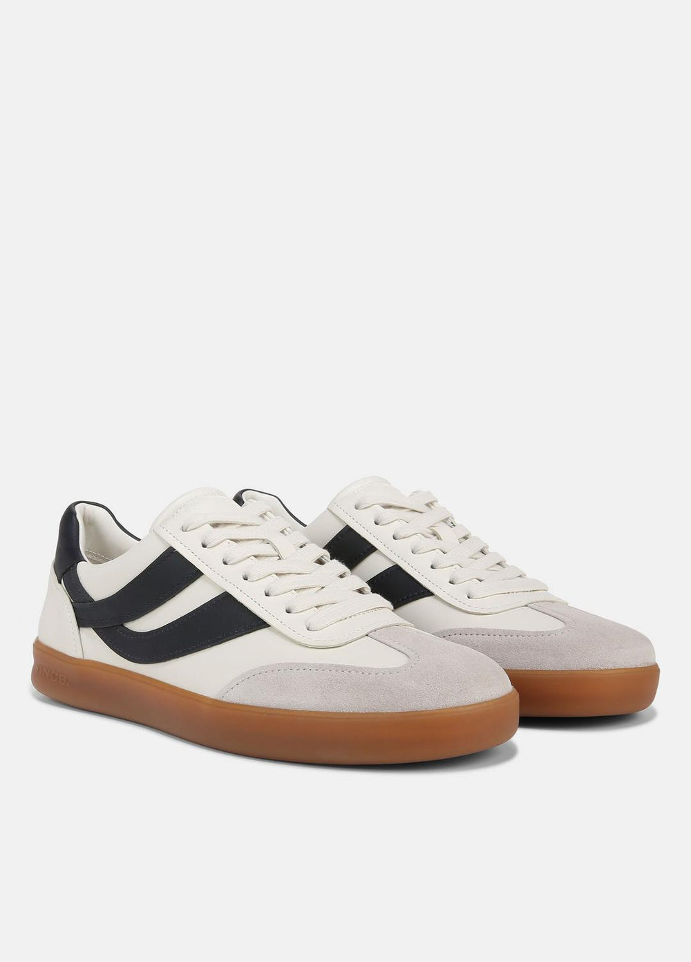 Oasis Leather Sneaker in Sneakers - MILK/NIGHT BLUE
