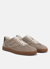 Oasis Contrast-Edge Suede & Leather Sneaker in Sneakers - SANDSTORM/COCOA BROWN