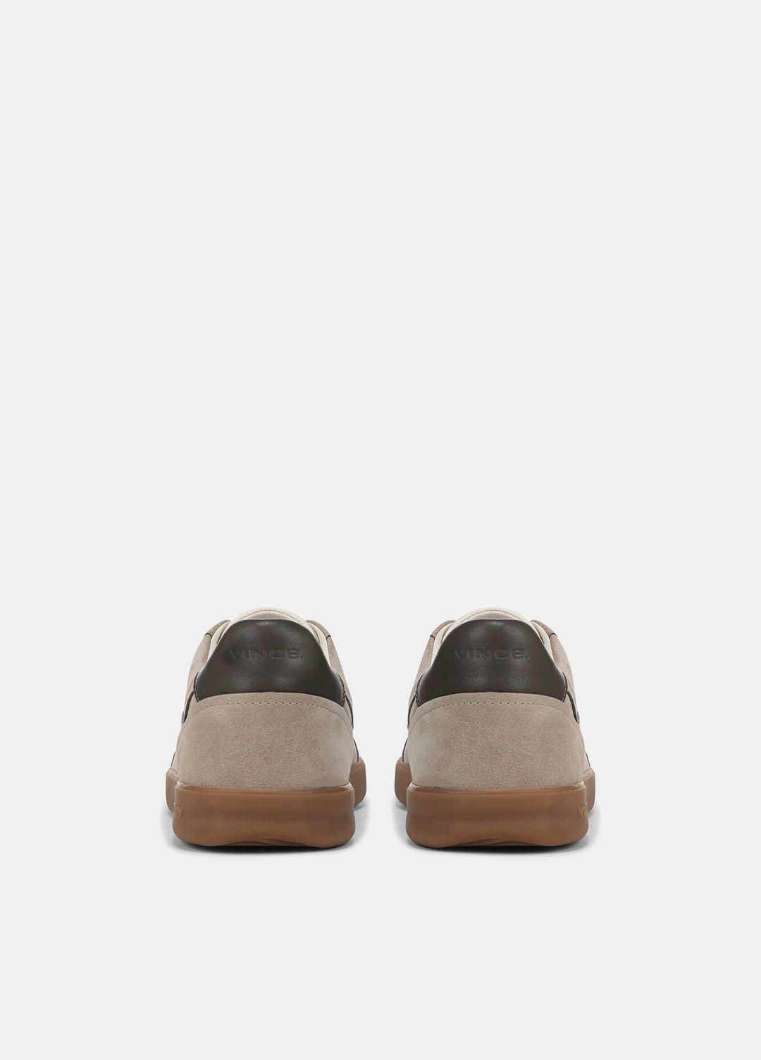 Oasis Contrast-Edge Suede & Leather Sneaker in Sneakers - SANDSTORM/COCOA BROWN