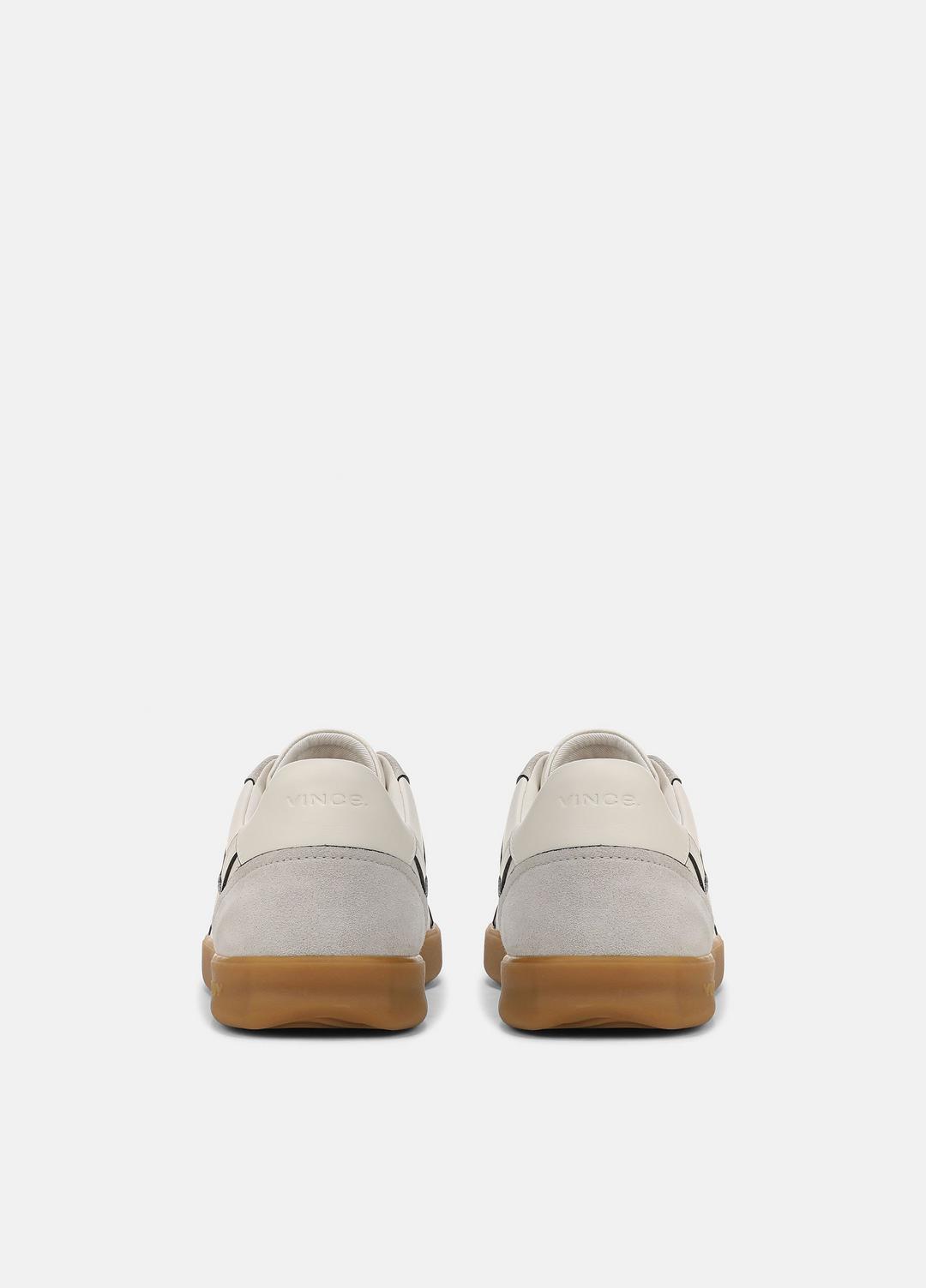 Oasis Contrast-Edge Leather & Suede Sneaker in Sneakers - HORCHATA/PEBBLE WHITE