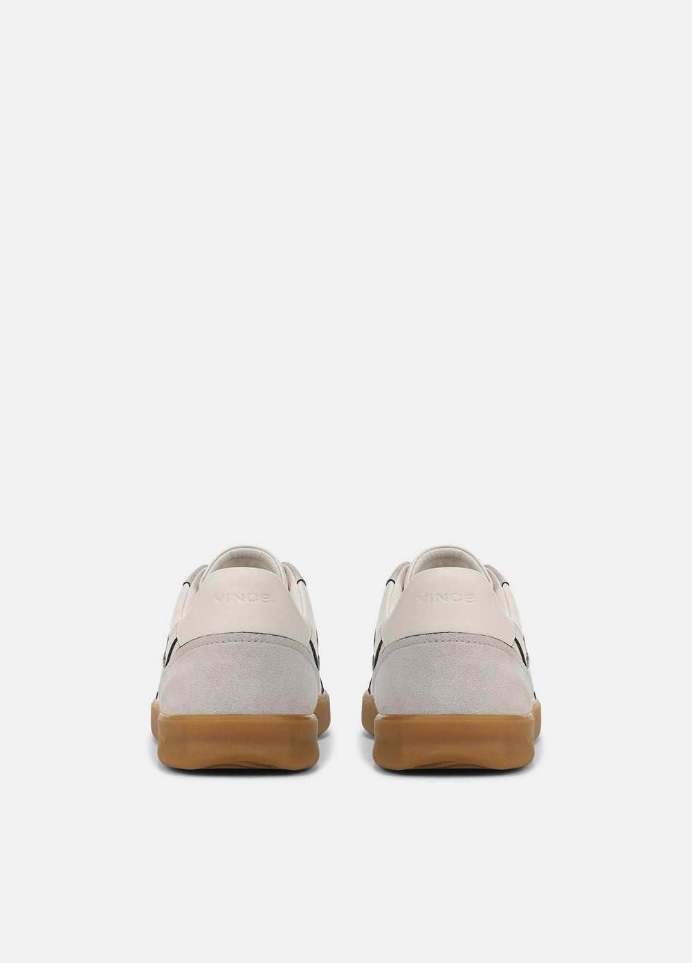 Oasis Contrast-Edge Leather & Suede Sneaker in Sneakers - HORCHATA/PEBBLE WHITE