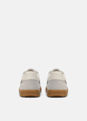 Oasis Contrast-Edge Leather & Suede Sneaker in Sneakers - HORCHATA/PEBBLE WHITE