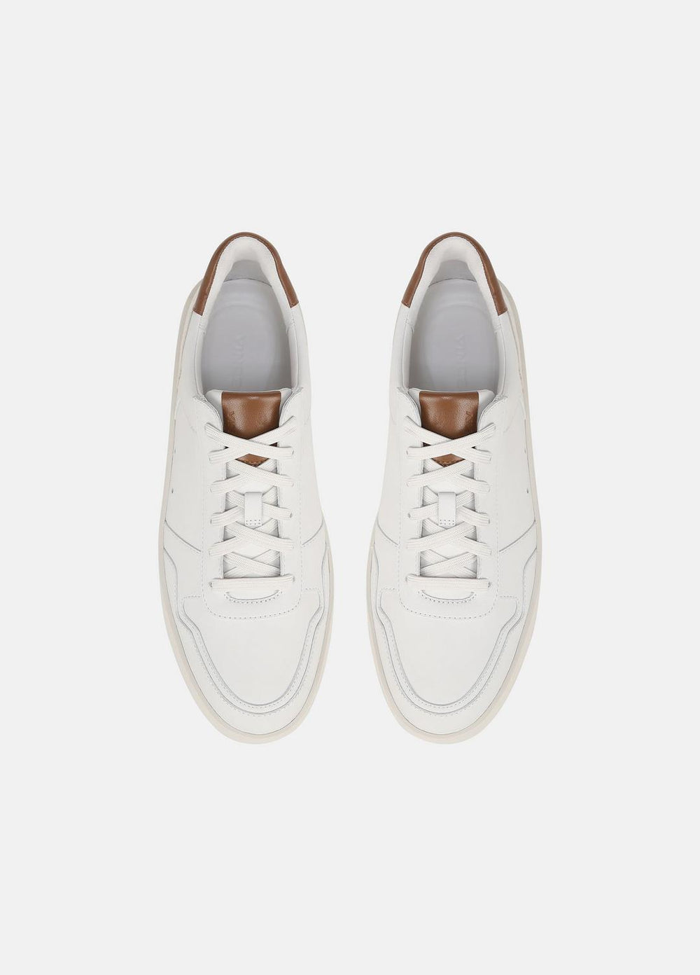 Peyton Leather Lace-Up Sneaker in Sneakers - CHALK WHITE