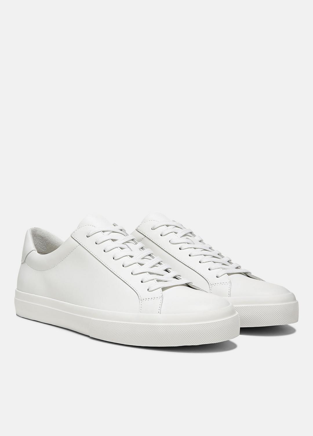 Fulton Leather Sneaker in Sneakers - WHITE
