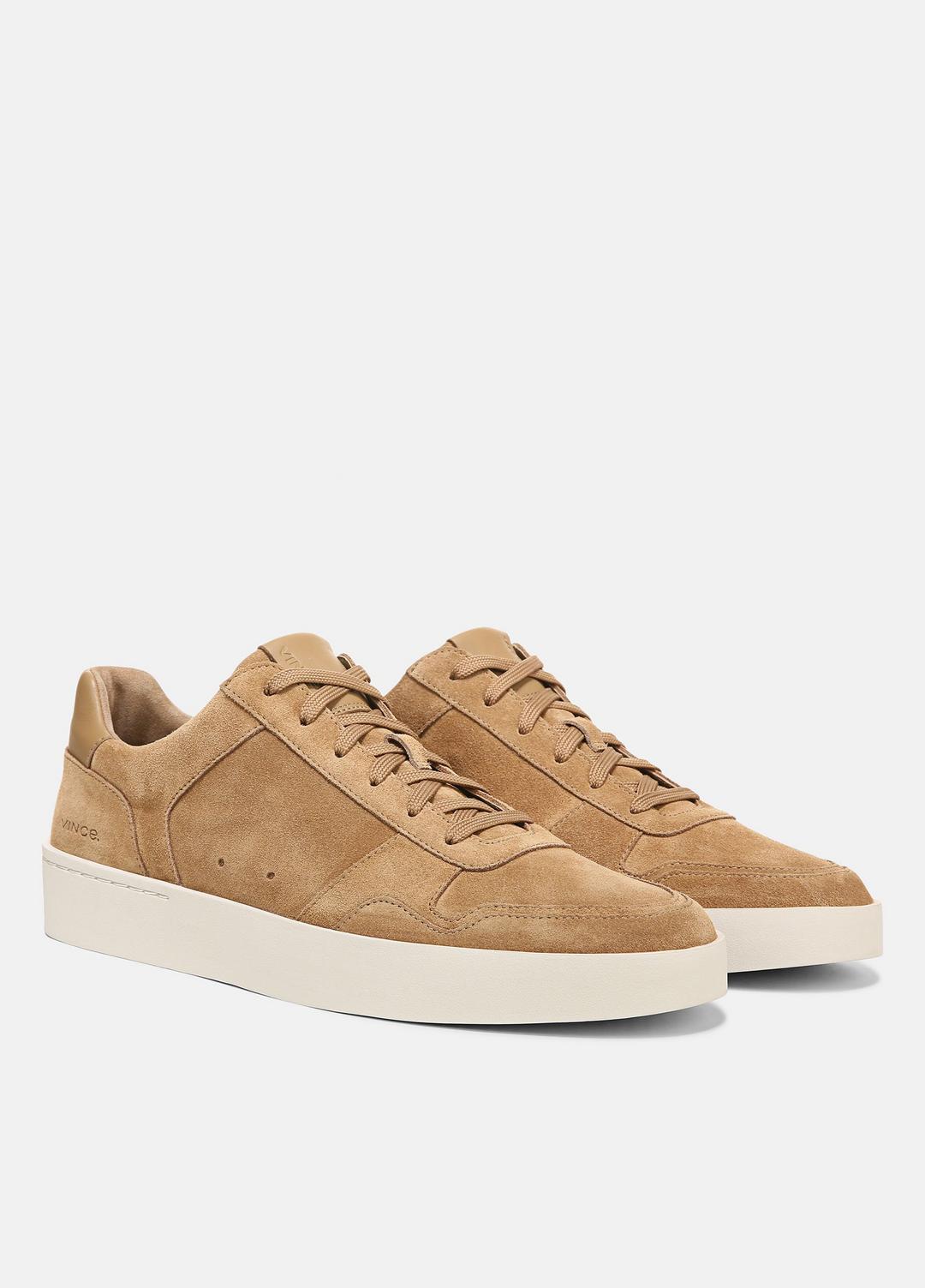 Peyton Leather Lace-Up Sneaker in Sneakers - NEW CAMEL