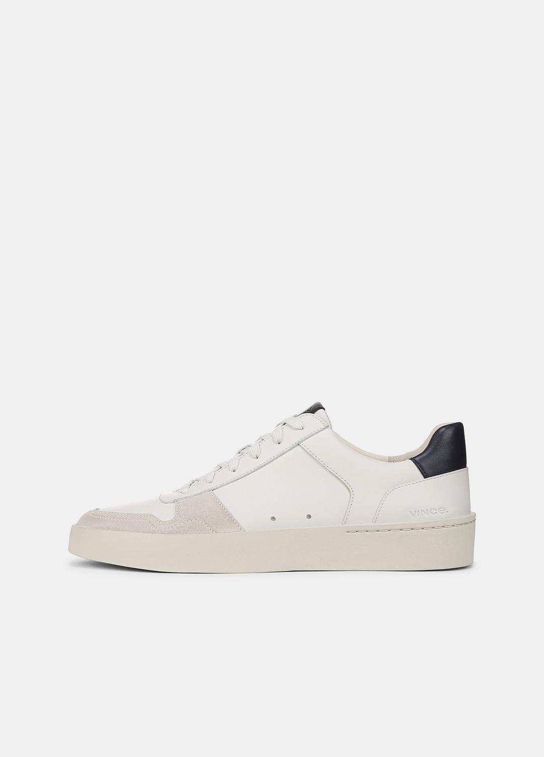Peyton Leather Sneaker in Sneakers - CHALK WHITE/HORCHATA/NIGHT BLUE