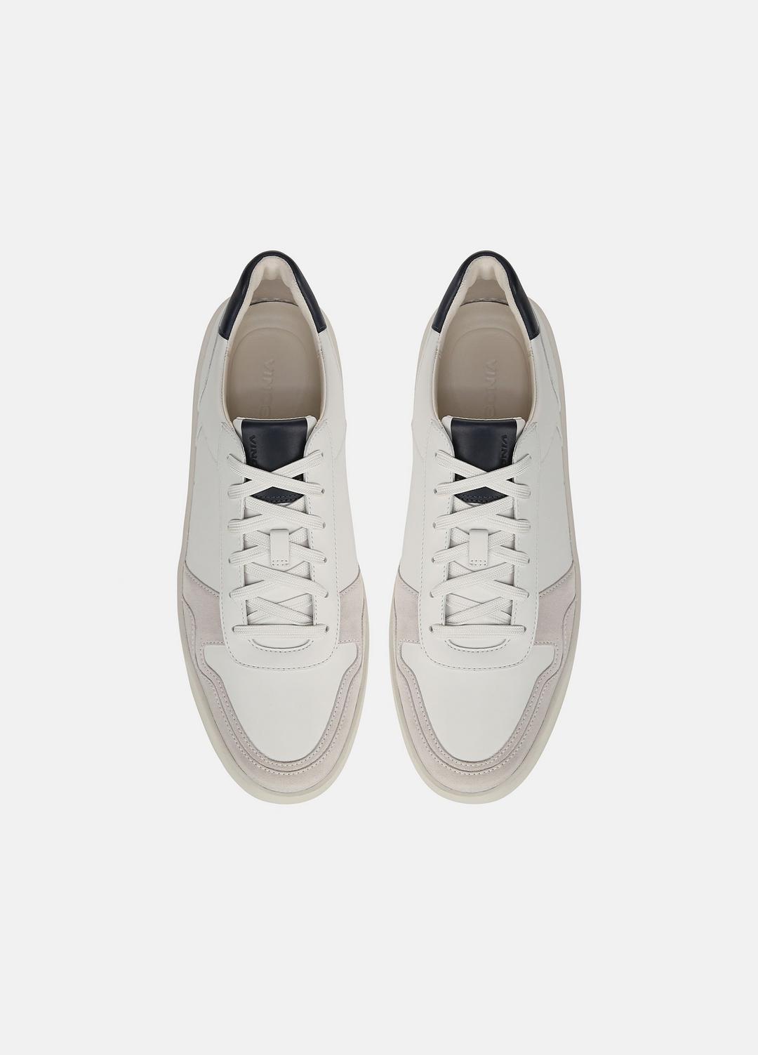 Peyton Leather Sneaker in Sneakers - CHALK WHITE/HORCHATA/NIGHT BLUE