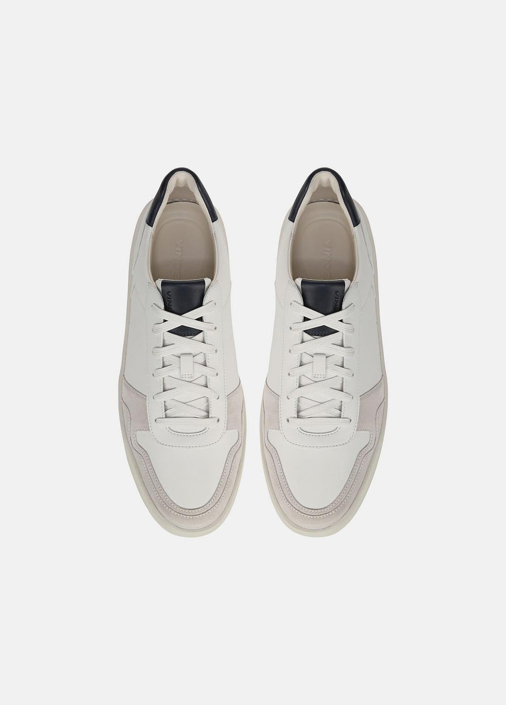 Peyton Leather Sneaker in Sneakers - CHALK WHITE/HORCHATA/NIGHT BLUE