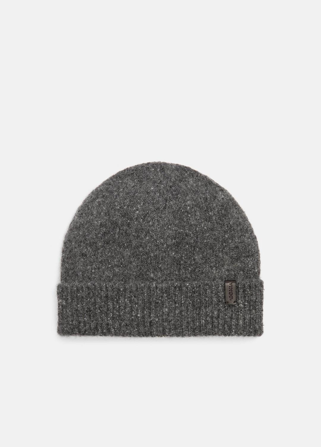 Donegal Cashmere Beanie in Scarves & Hats - HEATHER CHARCOAL