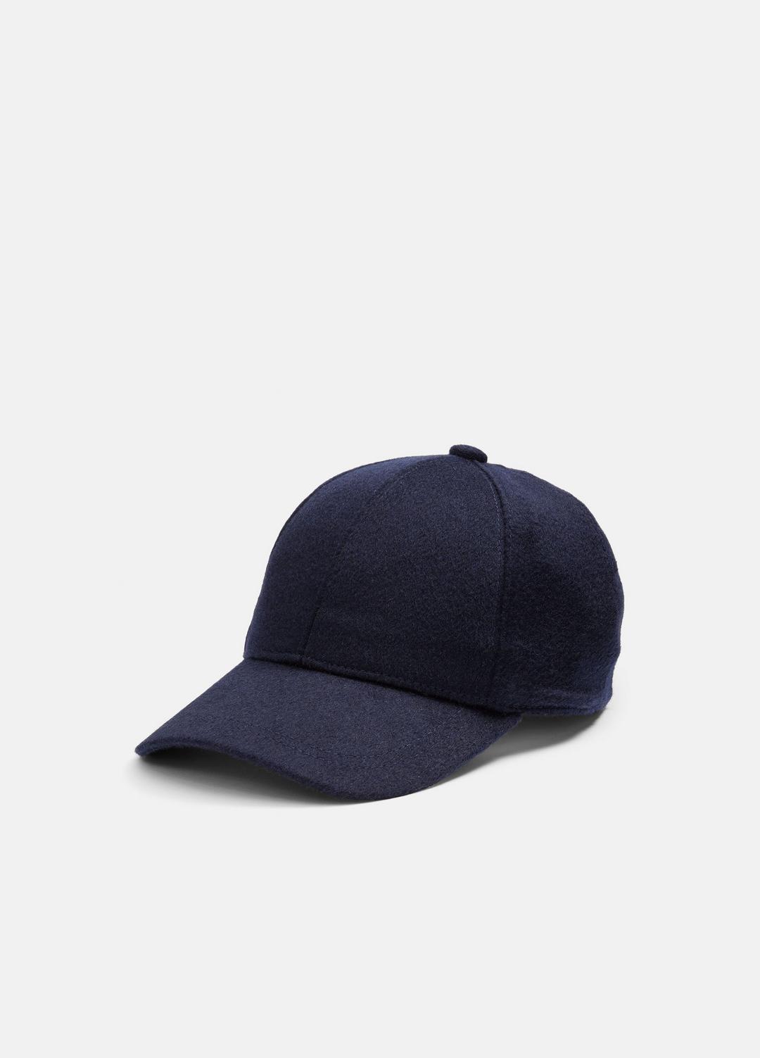Cashmere Baseball Cap in Scarves & Hats - COASTAL BLUE