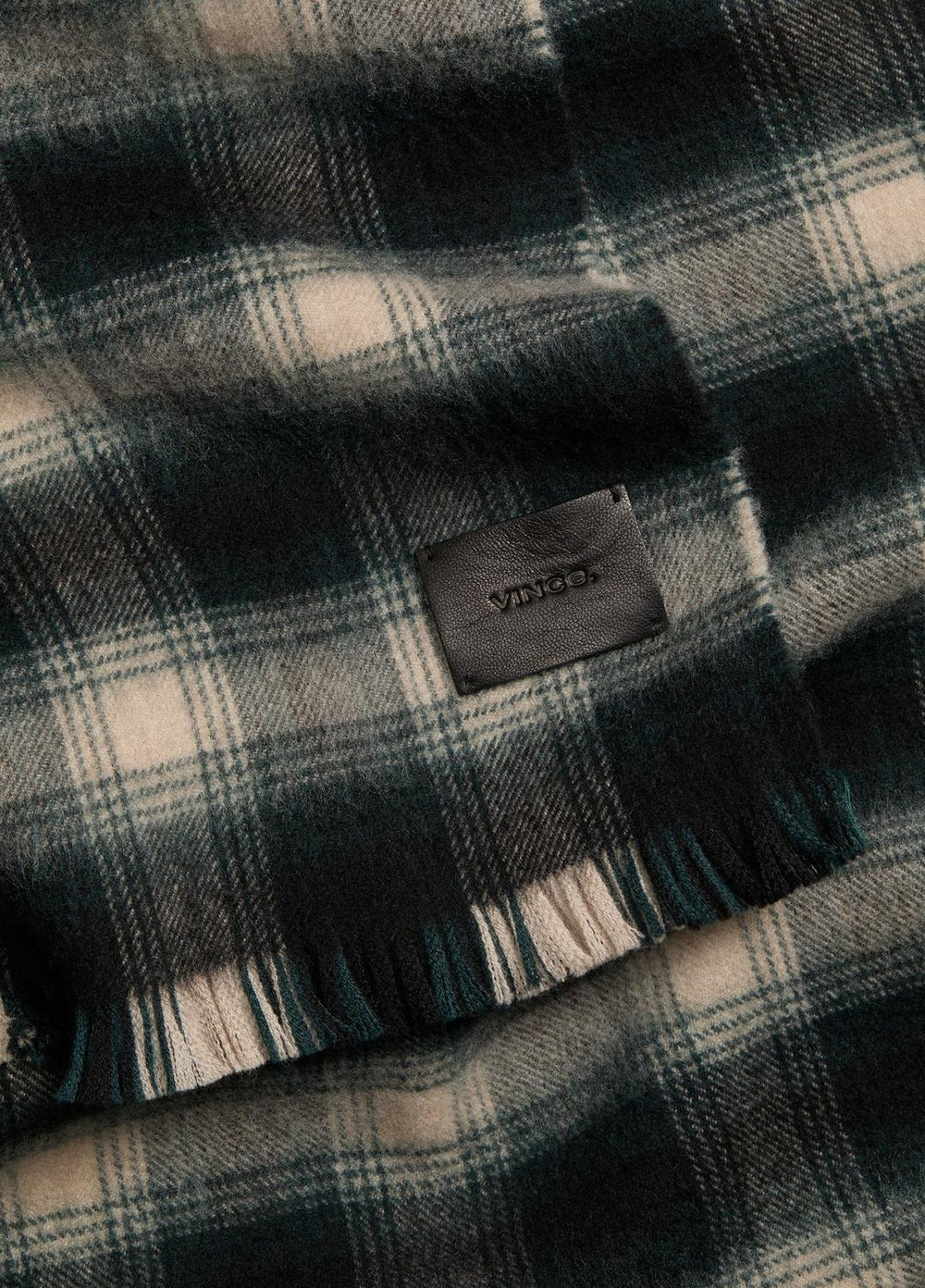 Brushed Plaid Wool Scarf in Scarves & Hats - COUNTRY RACER