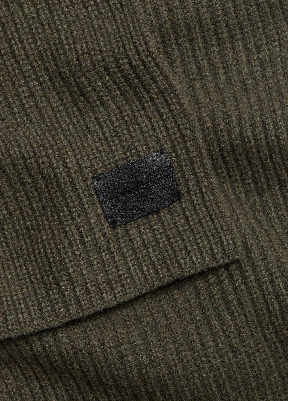 Cashmere Shaker-Stitch Scarf in Scarves & Hats - HEATHER OLIVE