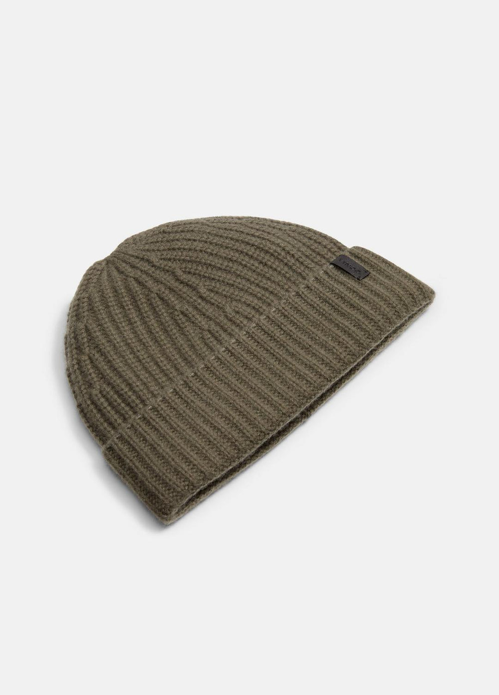 Cashmere Shaker-Stitch Beanie in Scarves & Hats - SURPLUS OLIVE
