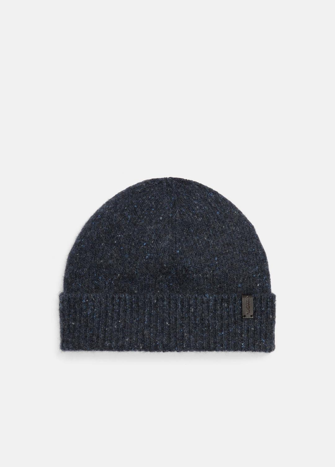 Donegal Cashmere Beanie in Scarves & Hats - INDIGO