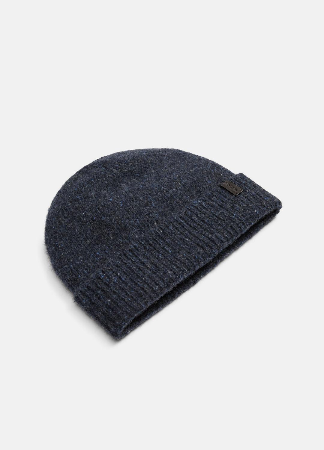 Donegal Cashmere Beanie in Scarves & Hats - INDIGO