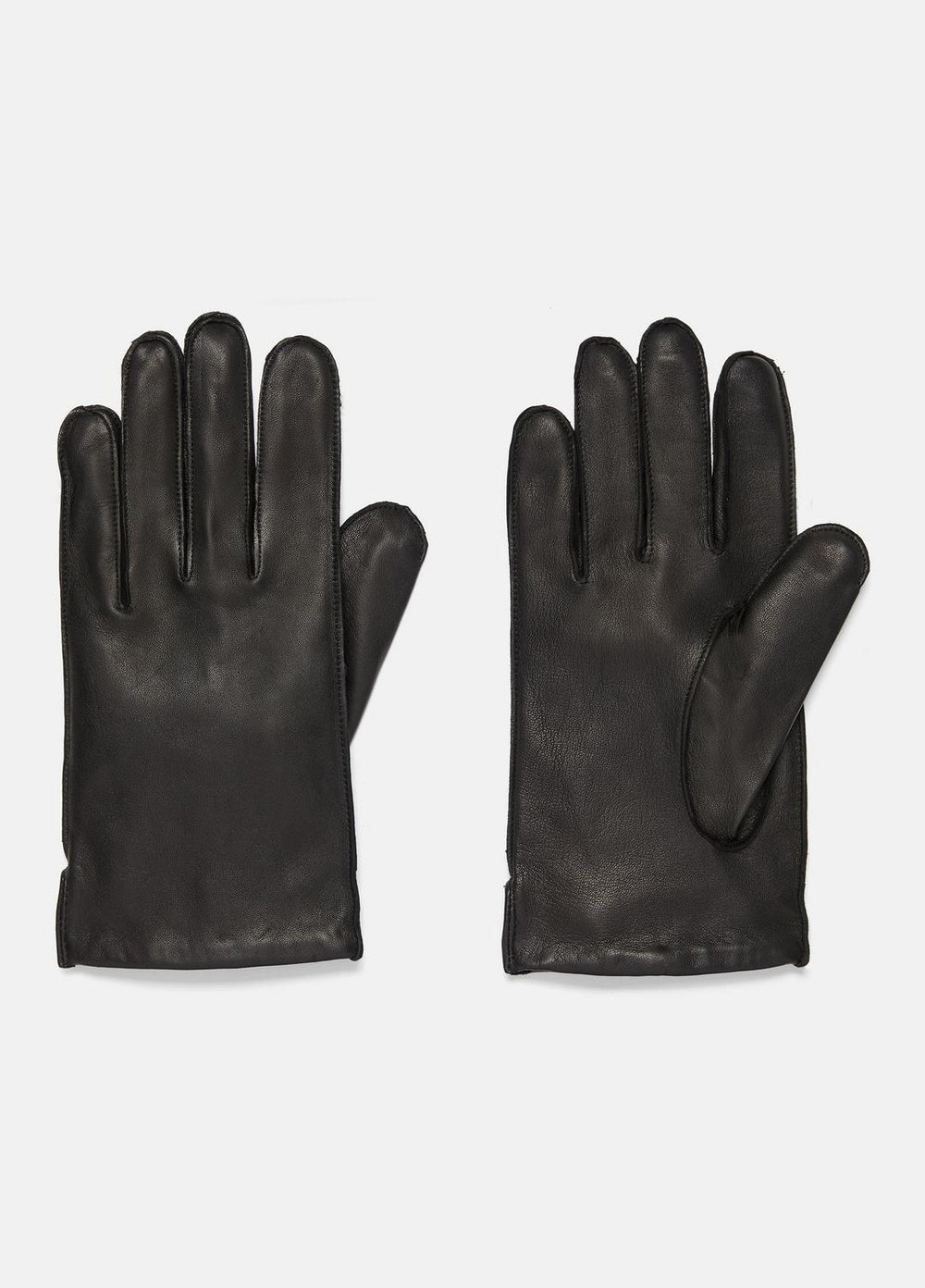 Classic Cashmere-Lined Leather Glove in Gloves - BLACK CAMELLETO