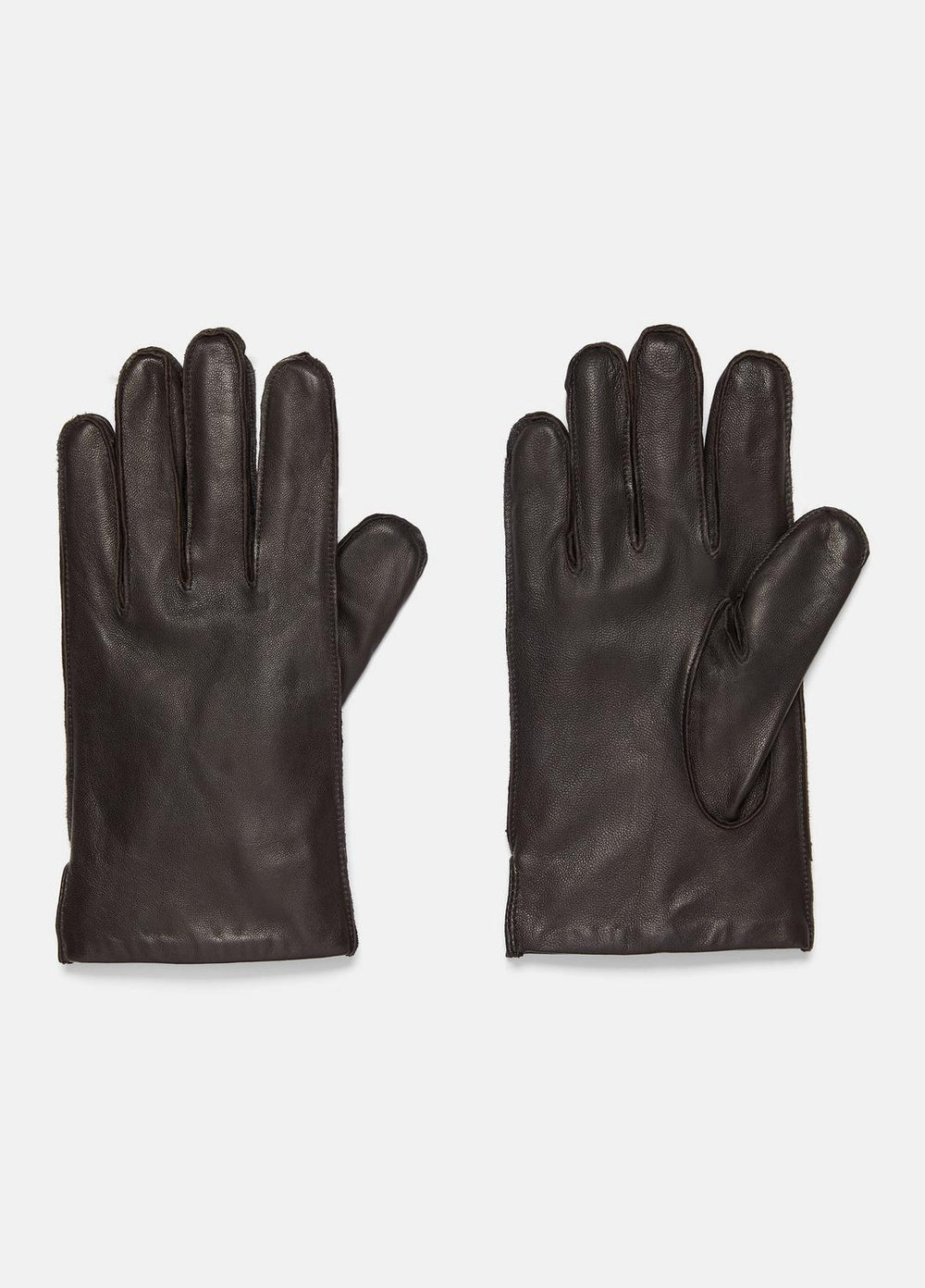 Classic Cashmere-Lined Leather Glove in Gloves - ESPRESSO