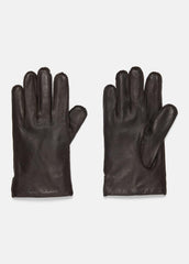 Classic Cashmere-Lined Leather Glove in Gloves - ESPRESSO